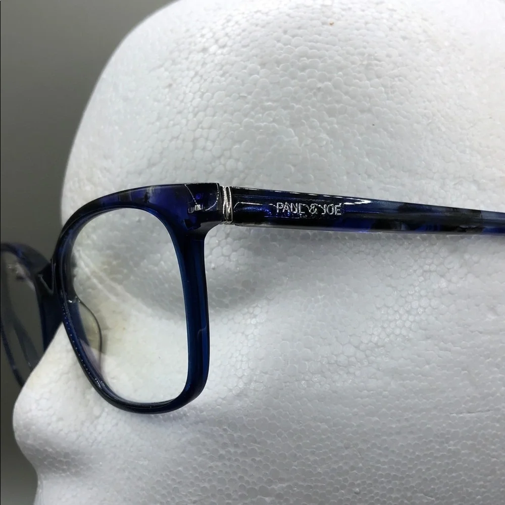 Paul and Joe Glasses Seaport Cherry 02 DTMA  52-16-135 FRAMES ONLY Blue Hues.
